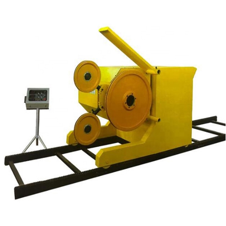 Diamond wire saw cutting machine